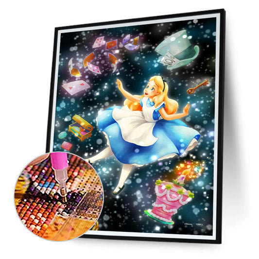Alice In Wonderland - Full Square Drill Diamond Painting 50*60CM