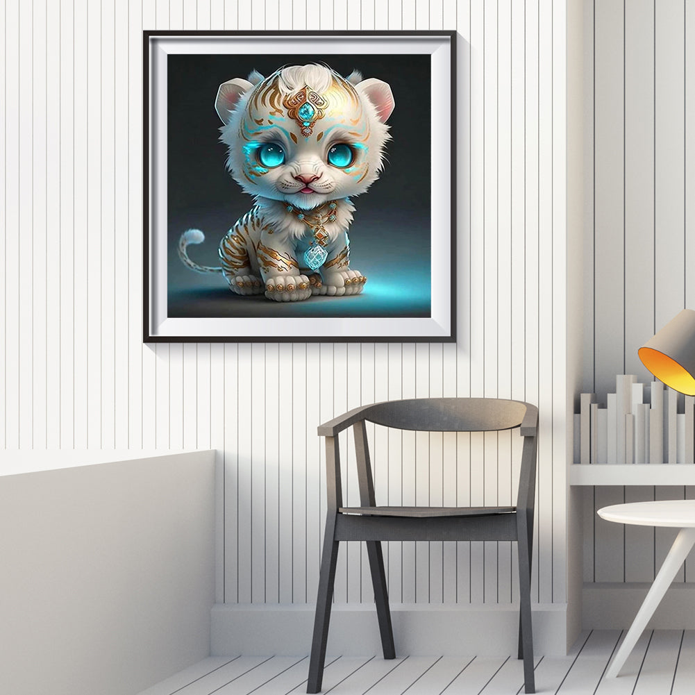 Zodiac Tiger - Full Round Drill Diamond Painting 30*30CM