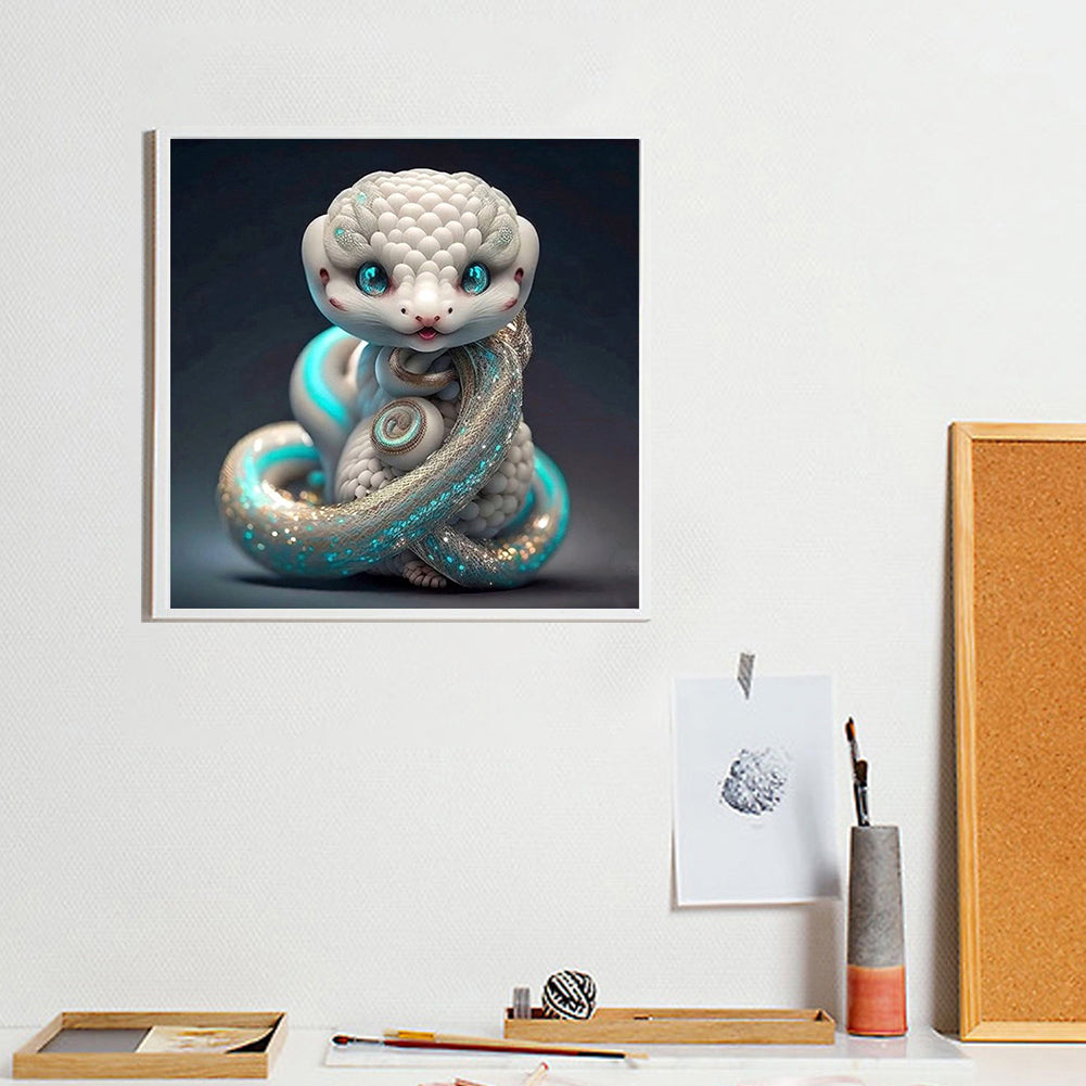 Zodiac Snake - Full Round Drill Diamond Painting 30*30CM