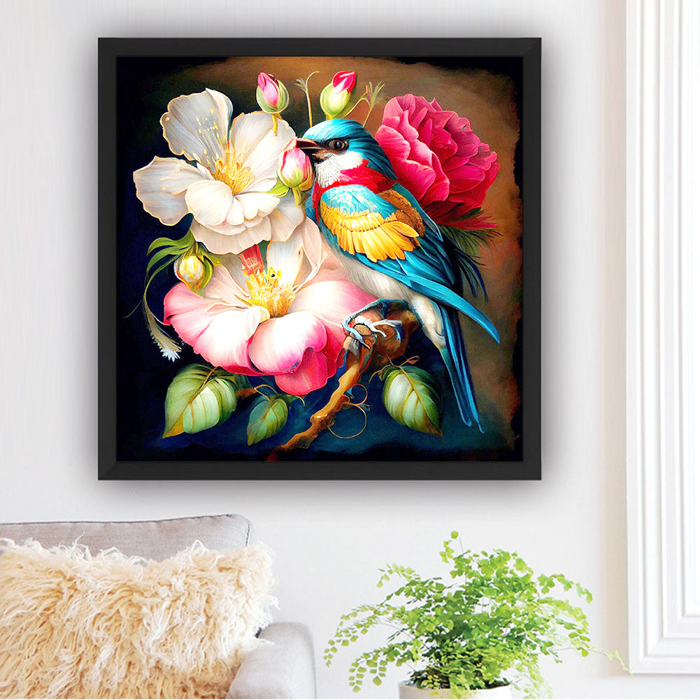 Birdsong - Full Round Drill Diamond Painting 40*40CM