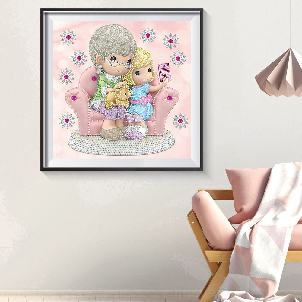Precious Memory Doll - Special Shaped Drill Diamond Painting 30*30CM