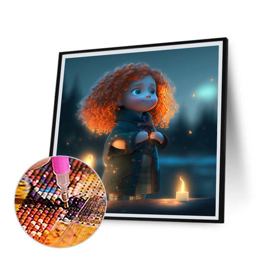 Disney Little Princess - Full Round Drill Diamond Painting 40*40CM