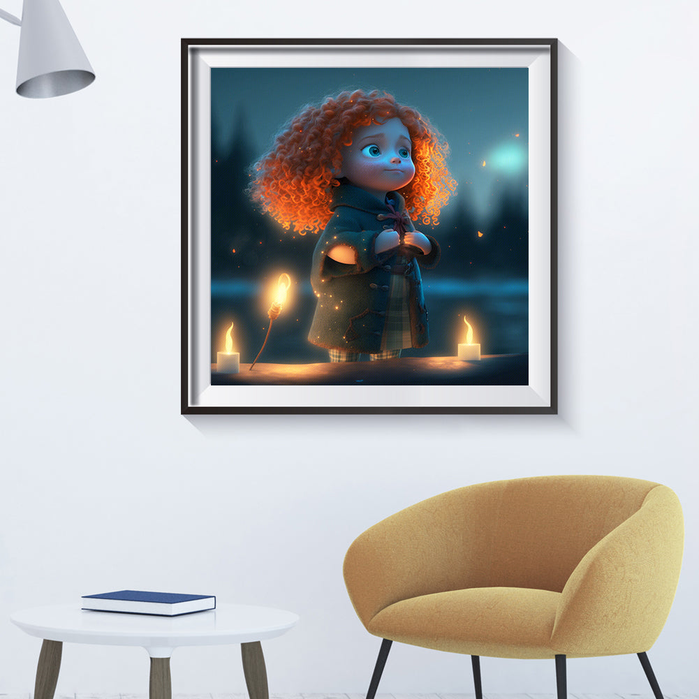Disney Little Princess - Full Round Drill Diamond Painting 40*40CM