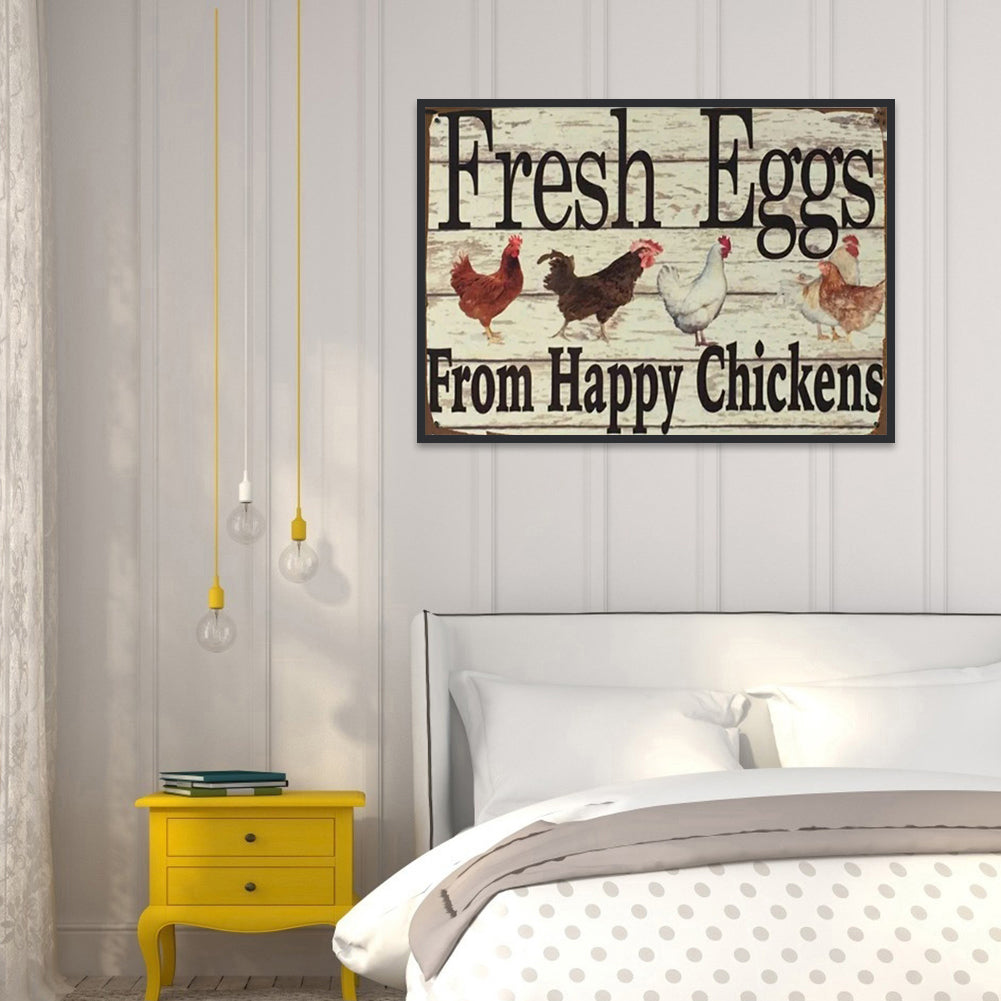 Rooster - Full Round Drill Diamond Painting 50*40CM