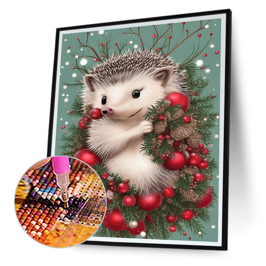 Hedgehog - Full Round Drill Diamond Painting 30*40CM