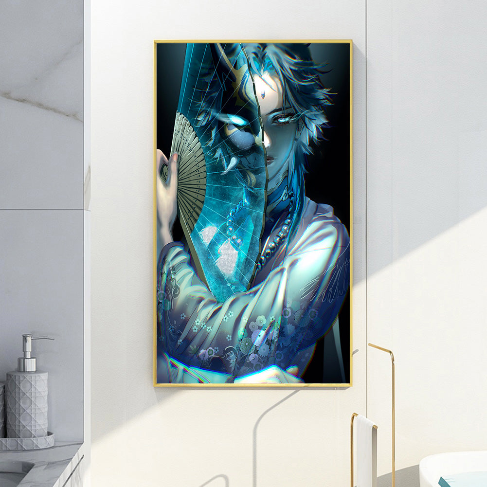 Mystery Girl - Full Round Drill Diamond Painting 30*50CM