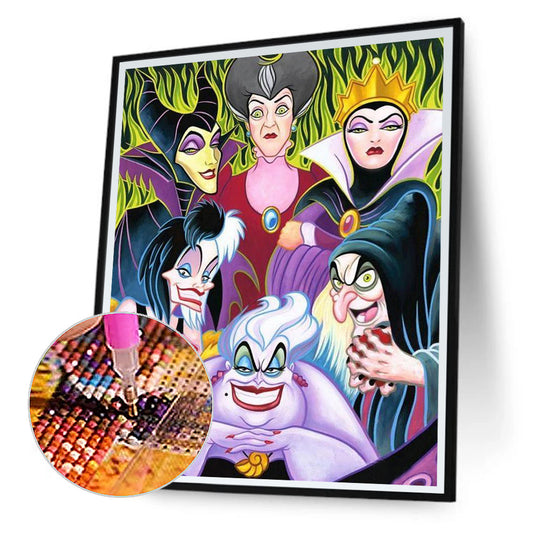 Disney Villain - Full Round Drill Diamond Painting 40*50CM