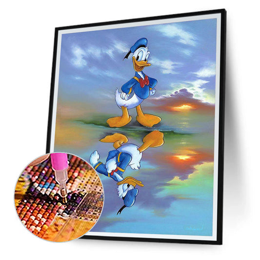Donald Duck - Full Round Drill Diamond Painting 30*40CM