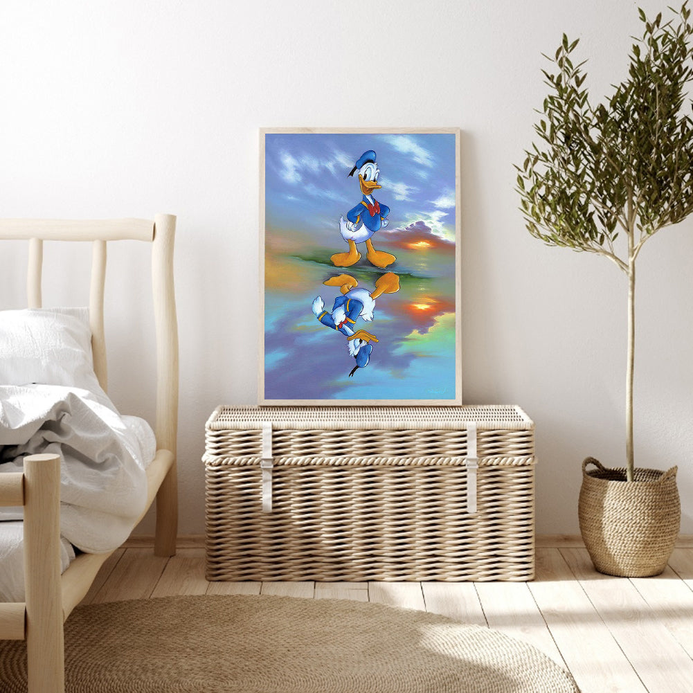 Donald Duck - Full Round Drill Diamond Painting 30*40CM