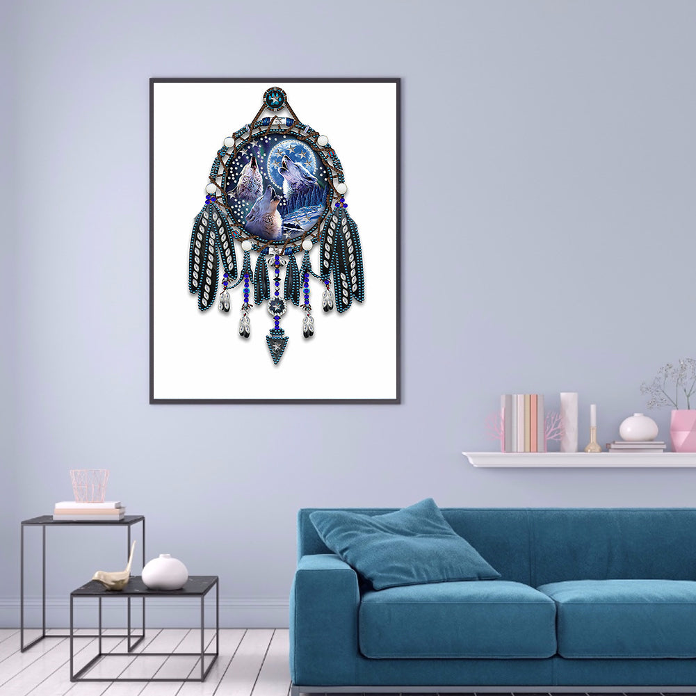 Dreamcatcher - Special Shaped Drill Diamond Painting 30*40CM