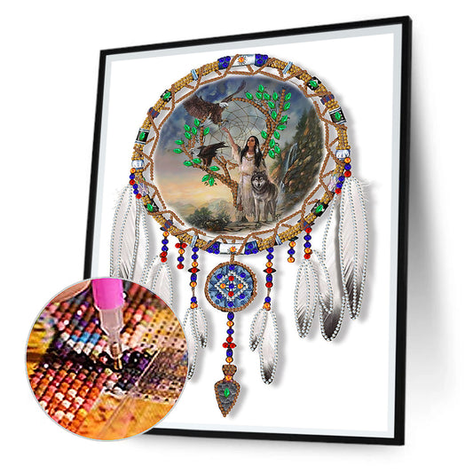 Dreamcatcher - Special Shaped Drill Diamond Painting 30*40CM