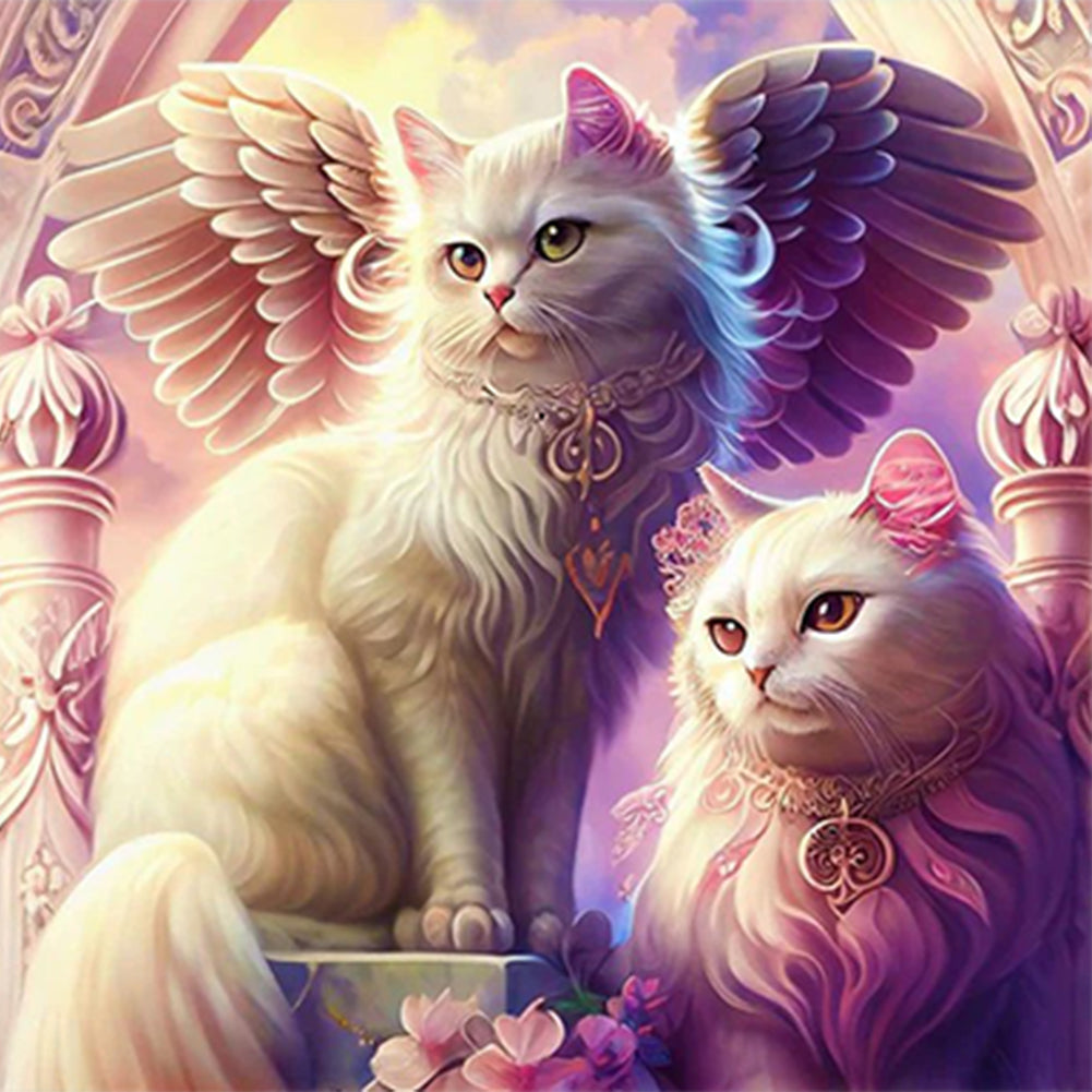 Pink Cute Animals - Full Round Drill Diamond Painting 30*30CM