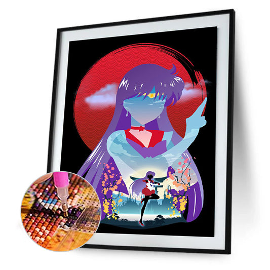 Sailor Moon - Full Round Drill Diamond Painting 30*40CM