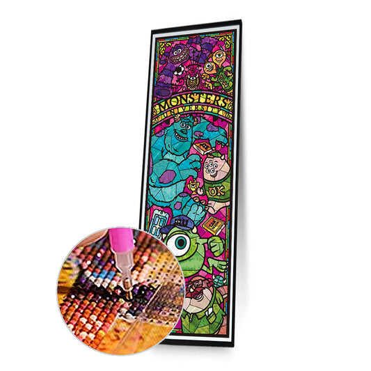 Stained Glass Disney - Full Round Drill Diamond Painting 30*80CM