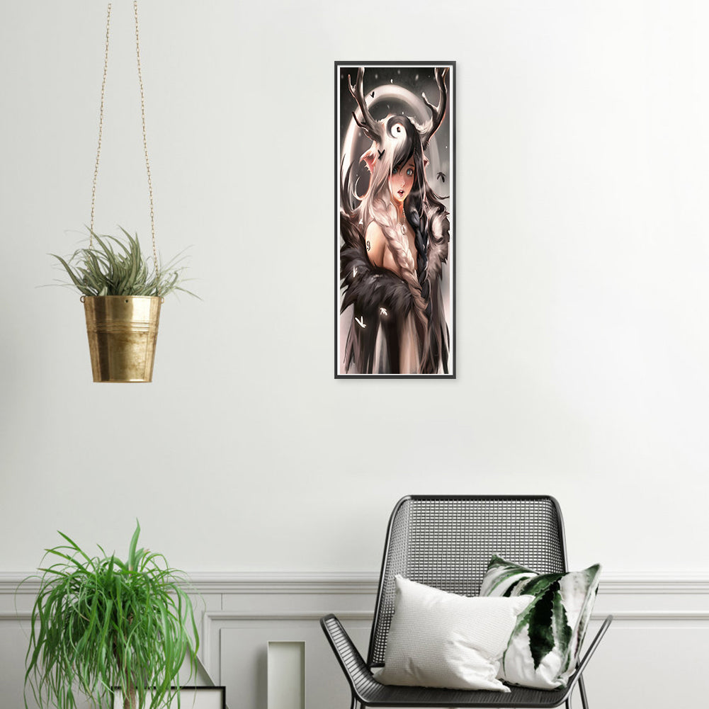 Tai Chi Beauty - Full Round Drill Diamond Painting 30*70CM