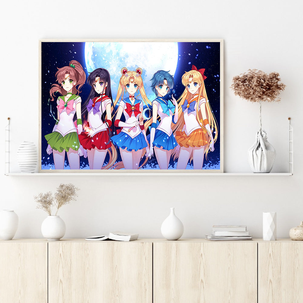 Sailor Moon - Full Square Drill Diamond Painting 50*40CM