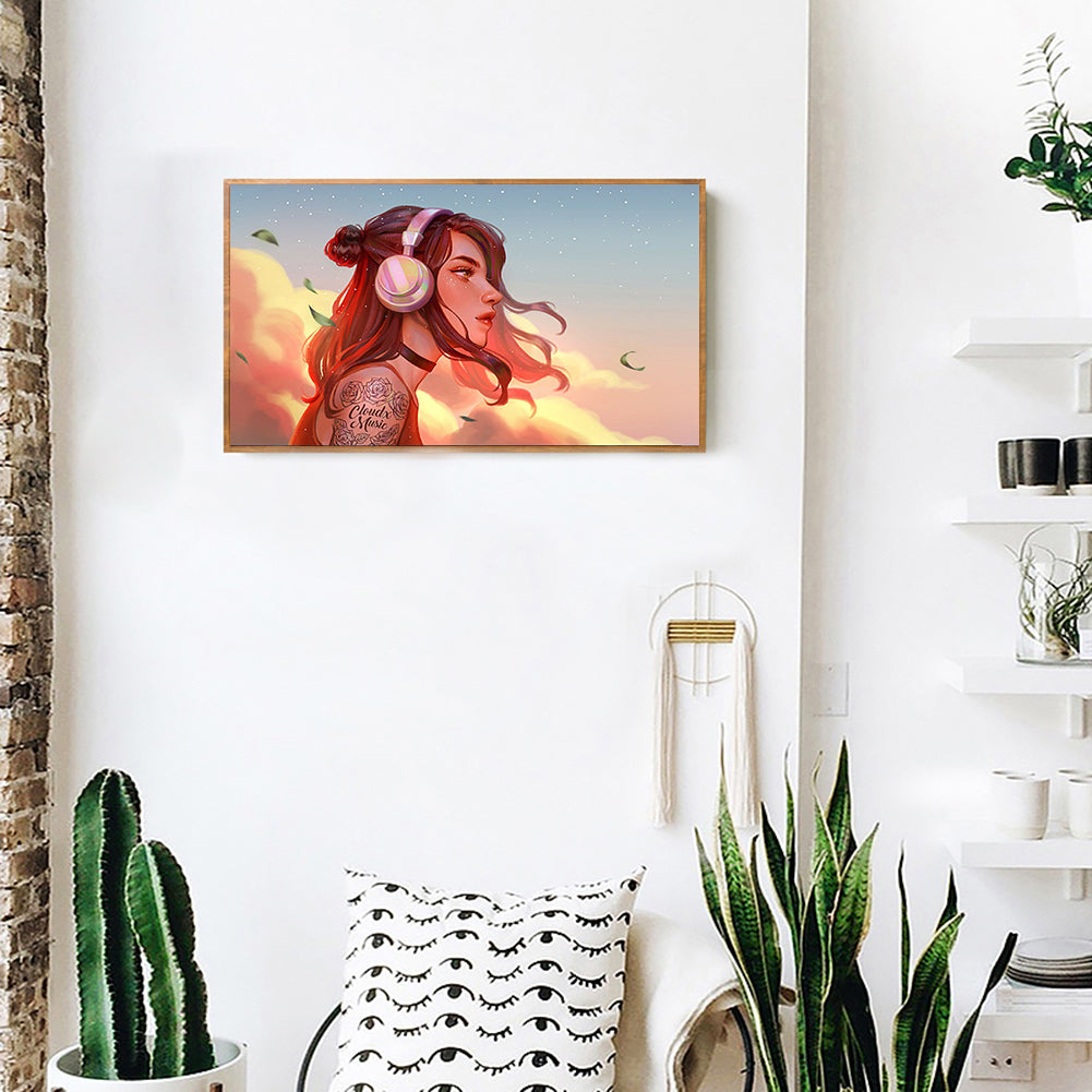 Song Beauty - Full Round Drill Diamond Painting 70*40CM