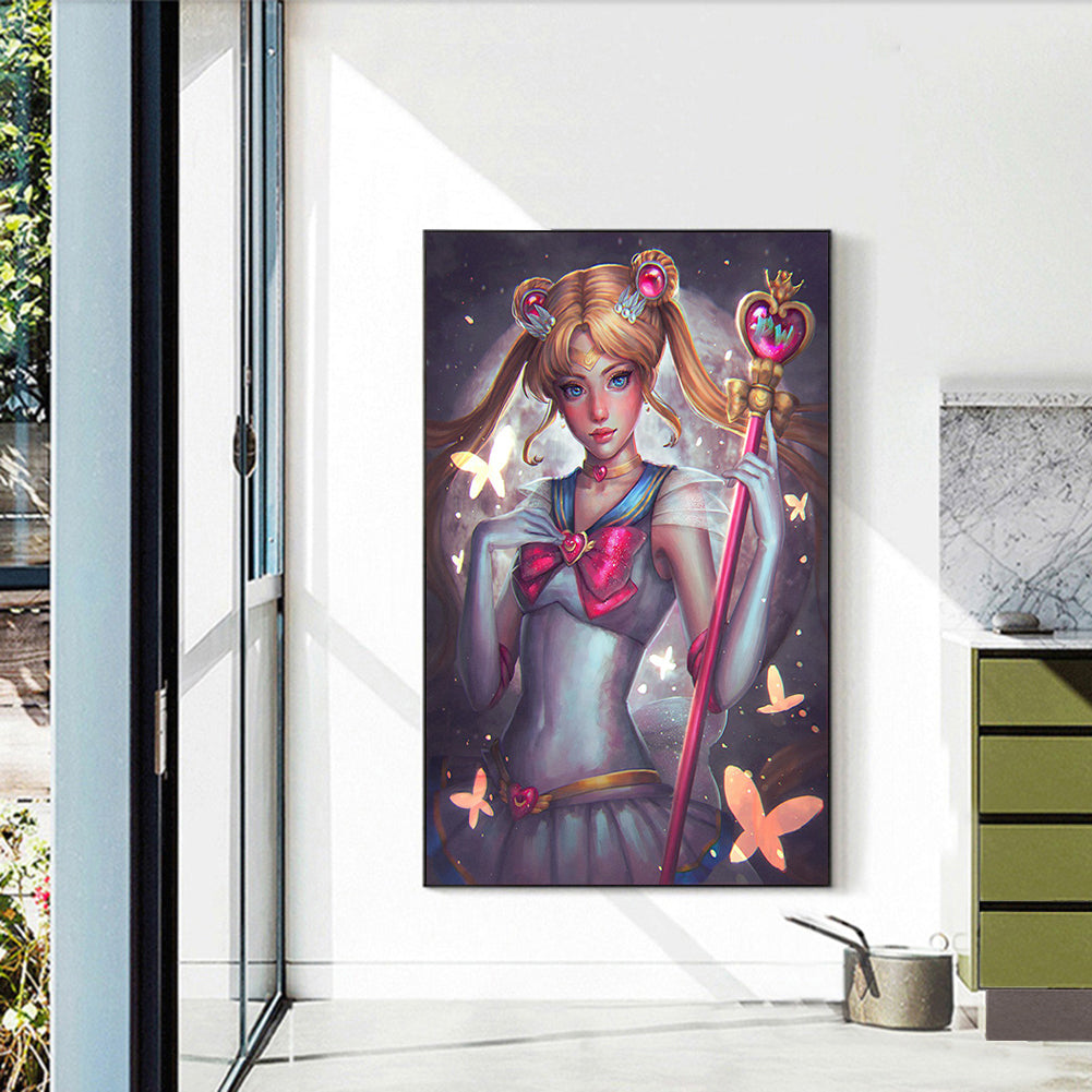 Sailor Moon - Full Round Drill Diamond Painting 40*60CM