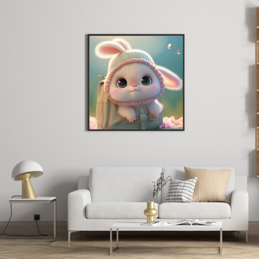 Cute Bunny - Full Round Drill Diamond Painting 30*30CM