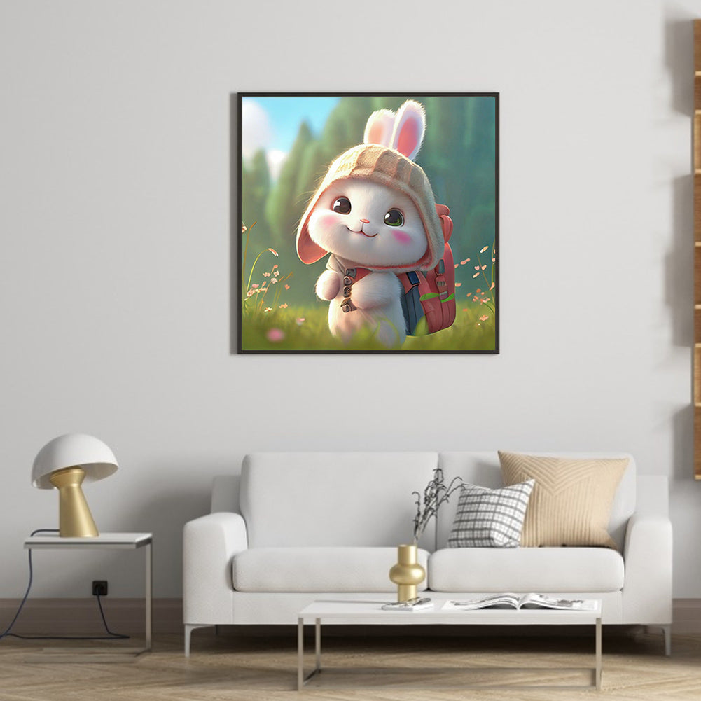 Cute Bunny - Full Round Drill Diamond Painting 30*30CM