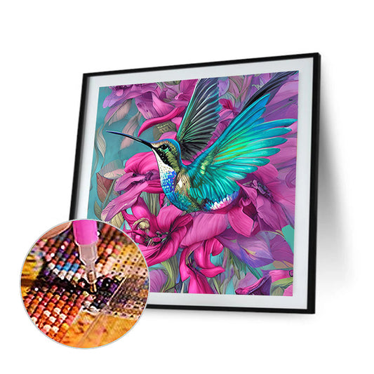 Hummingbird - Full Round Drill Diamond Painting 30*30CM