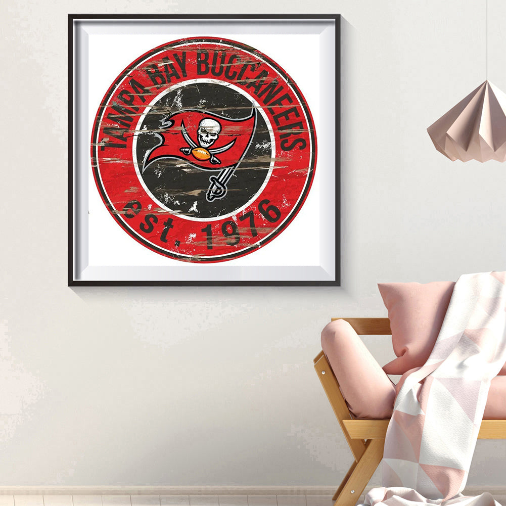 Tampa Bay Pirates - Full Round Drill Diamond Painting 30*30CM