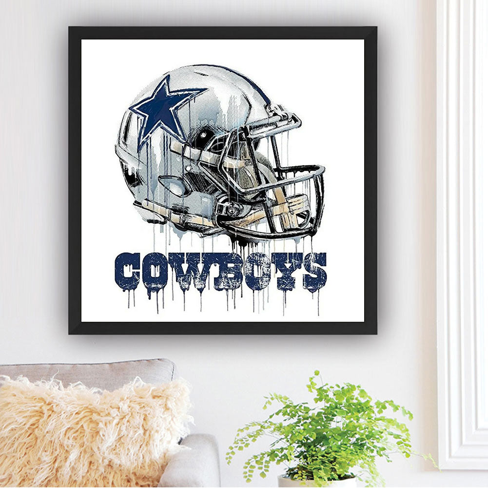 Dallas Cowboys - Full Round Drill Diamond Painting 50*50CM
