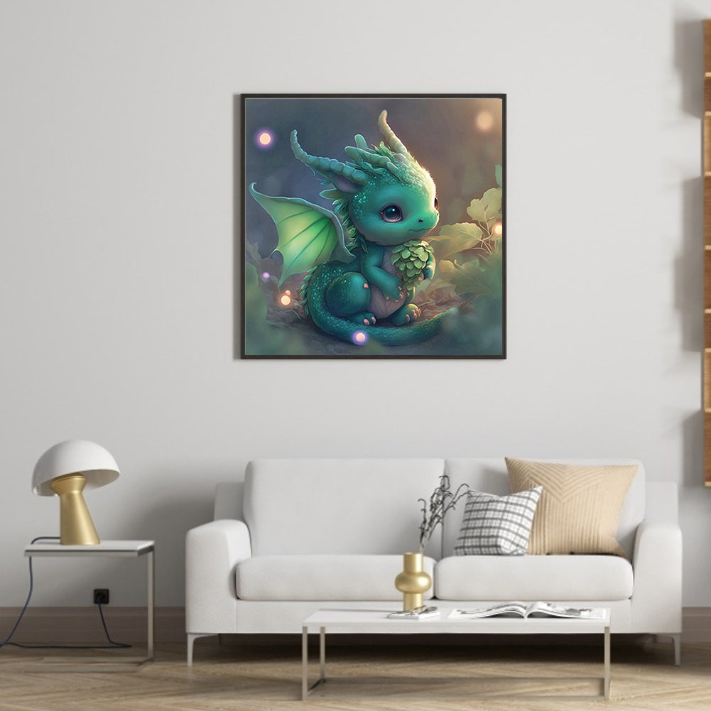 Pterosaur - Full Round Drill Diamond Painting 30*30CM