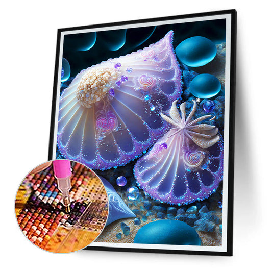 Sea Shell - Full Round Drill Diamond Painting 30*40CM