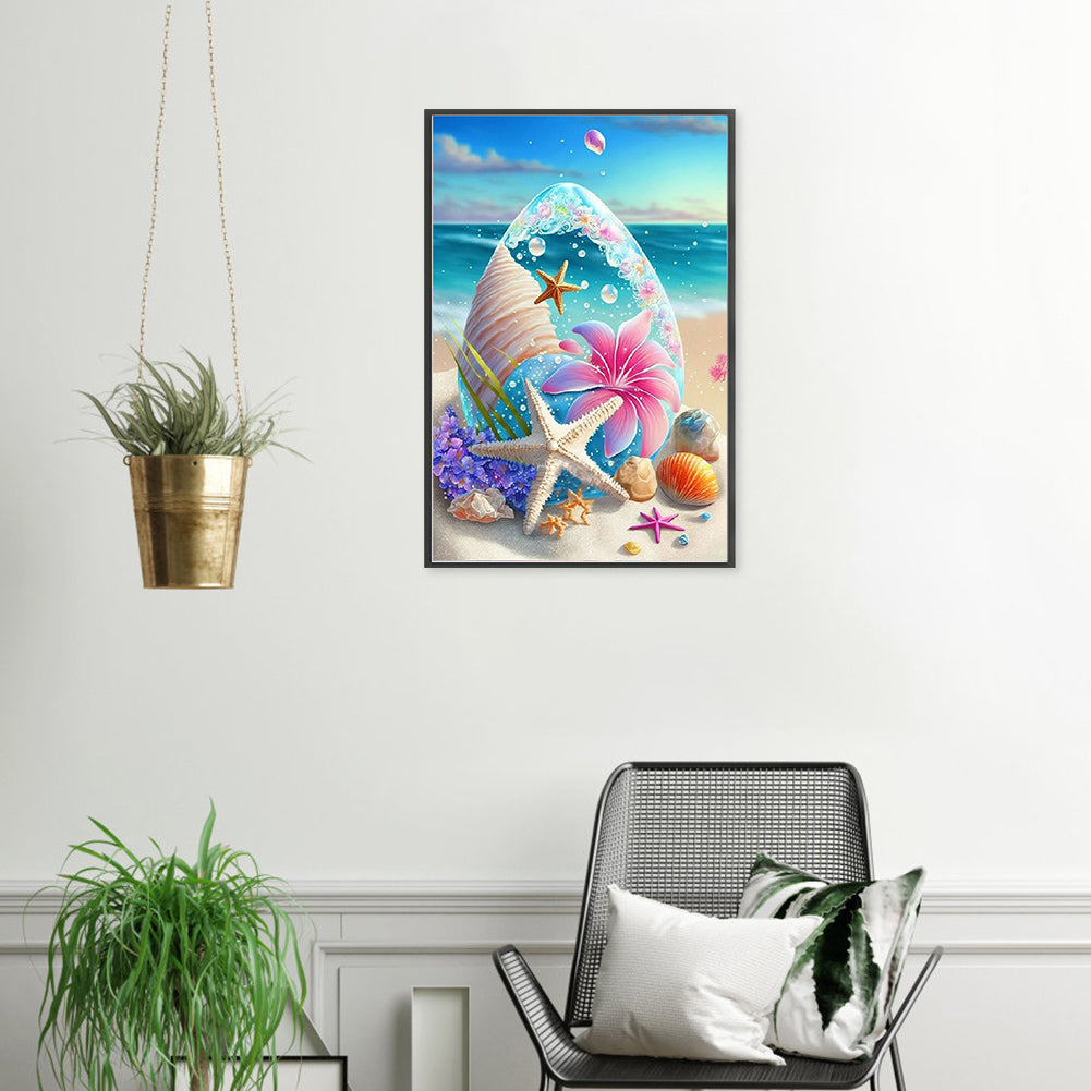 Beach Shells - Full Round Drill Diamond Painting 40*60CM
