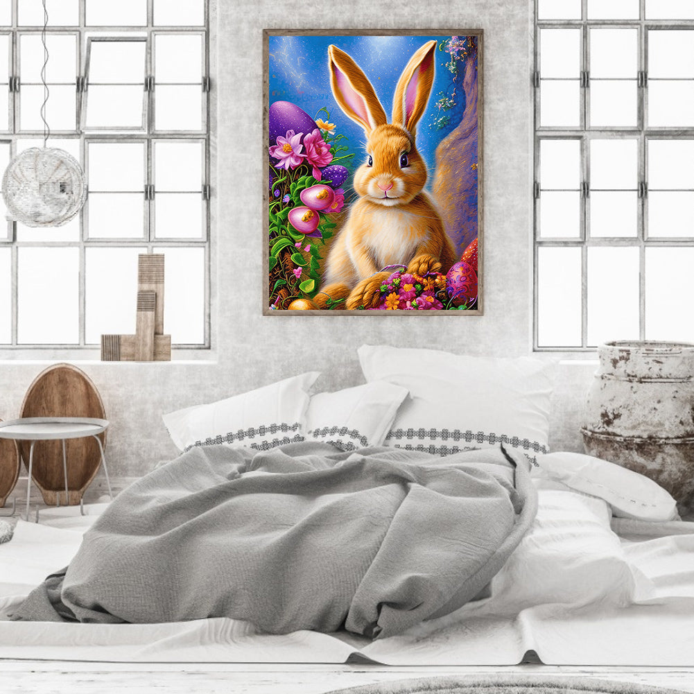 Easter Bunny - Full Round Drill Diamond Painting 30*40CM