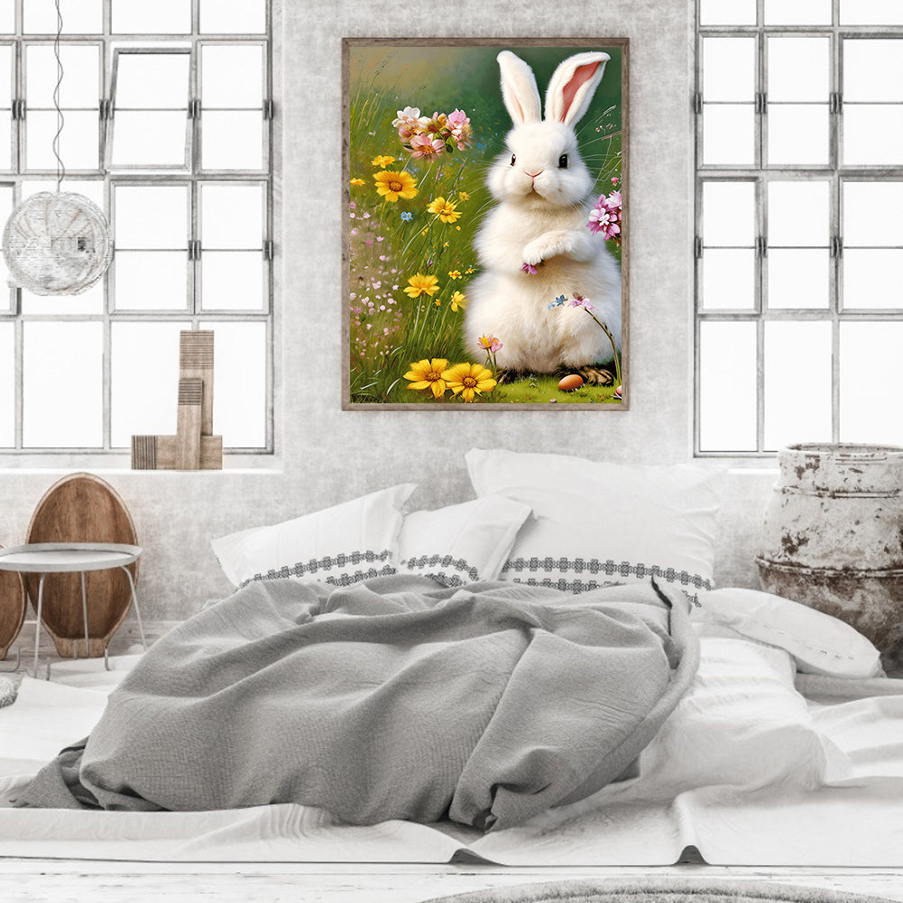 Easter Bunny - Full Round Drill Diamond Painting 30*40CM