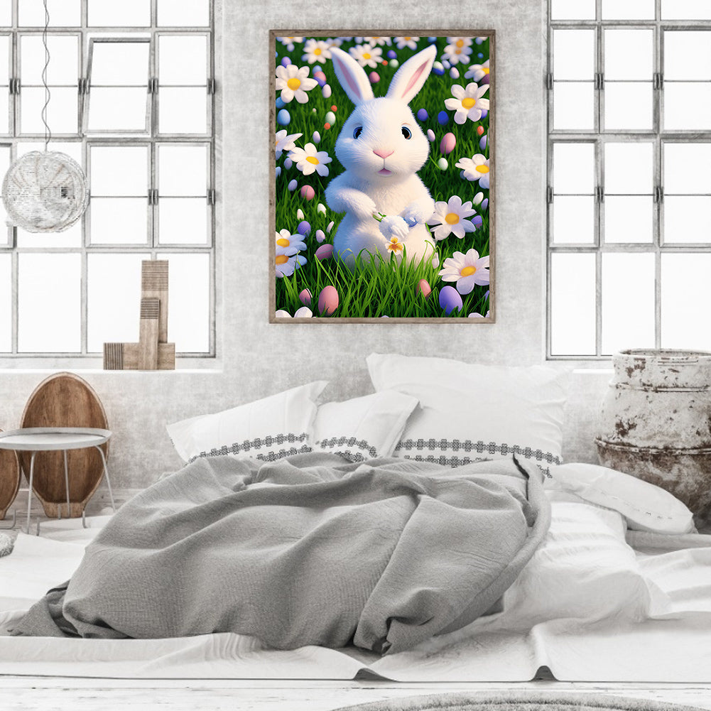 Easter Bunny - Full Round Drill Diamond Painting 30*40CM