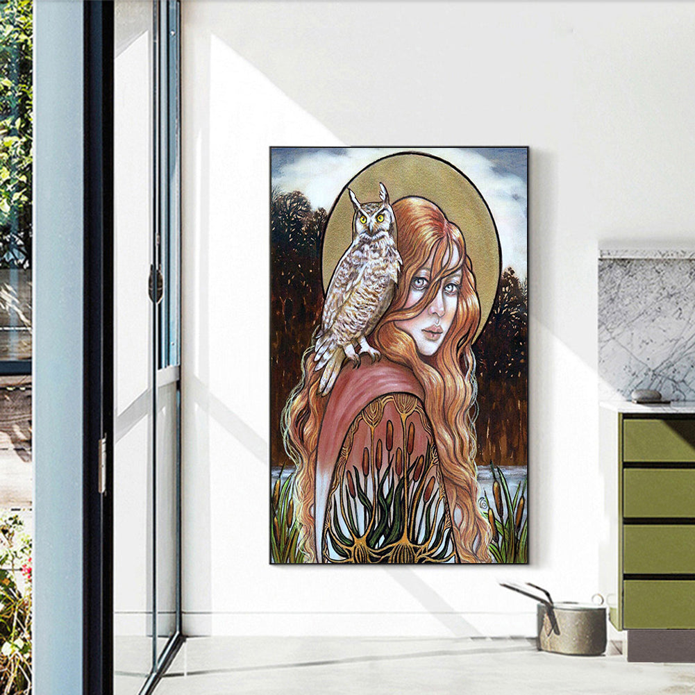 Beauties And Animals - Full Round Drill Diamond Painting 40*60CM