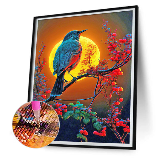 Moonlight Bird - Full Round Drill Diamond Painting 30*40CM