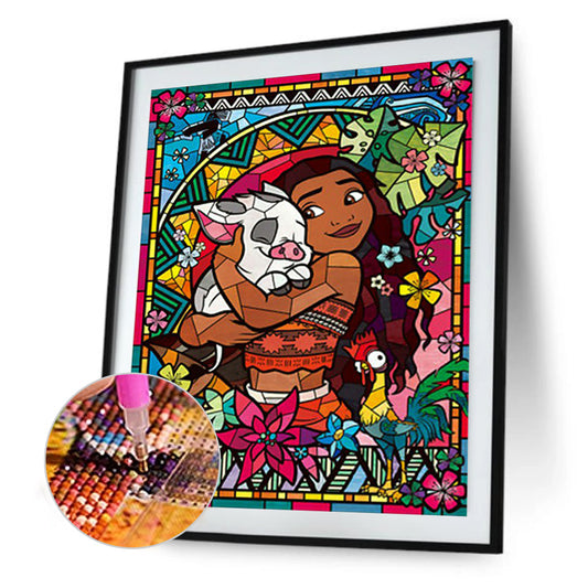 Moana Princess Moana - Full Square Drill Diamond Painting 30*40CM