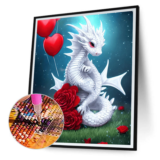 Cartoon Pterosaur - Full Round Drill Diamond Painting 30*40CM