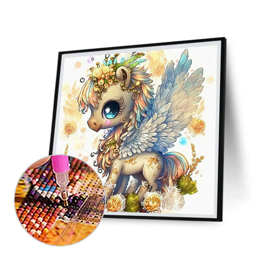 Little Dragon - Full Round Drill Diamond Painting 30*30CM