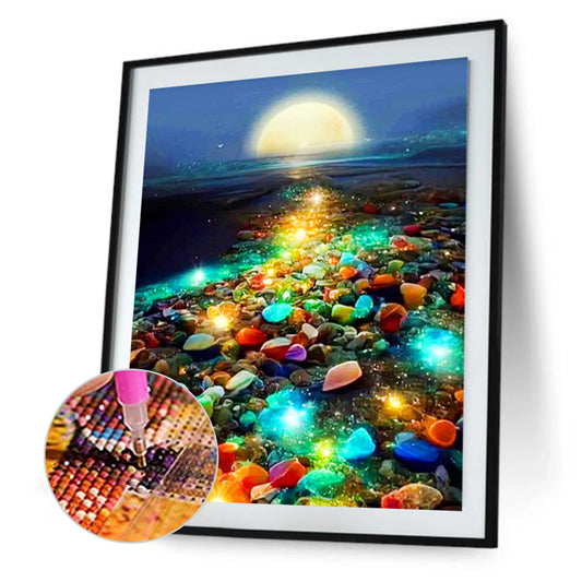 Rainbow Beach - Full Round Drill Diamond Painting 30*40CM