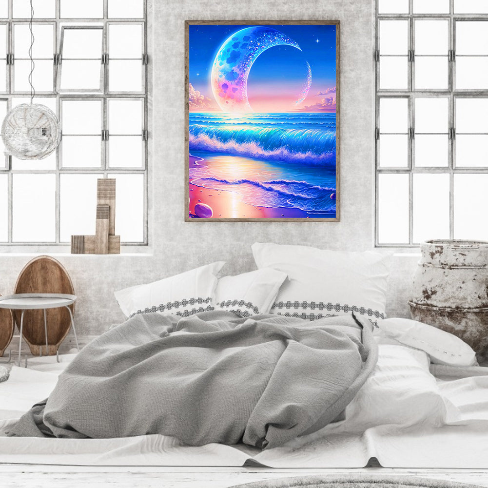 Rainbow Beach - Full Round Drill Diamond Painting 30*40CM