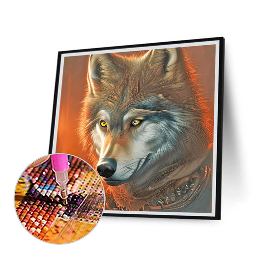 Wolf - Full Round Drill Diamond Painting 30*30CM