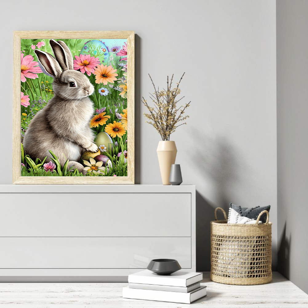 Easter Bunny - Full Round Drill Diamond Painting 30*40CM