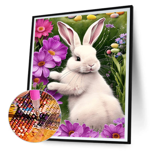 Easter Bunny - Full Round Drill Diamond Painting 30*40CM