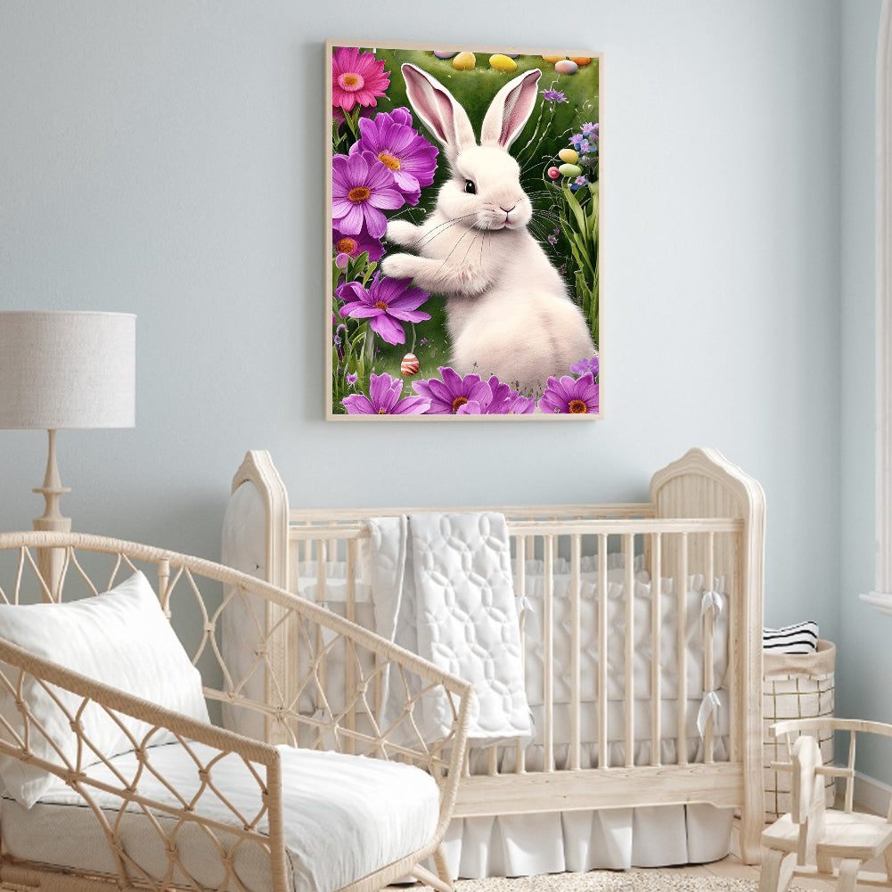 Easter Bunny - Full Round Drill Diamond Painting 30*40CM