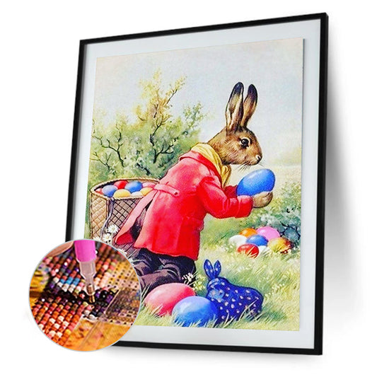Easter Bunny - Full Square Drill Diamond Painting 30*40CM