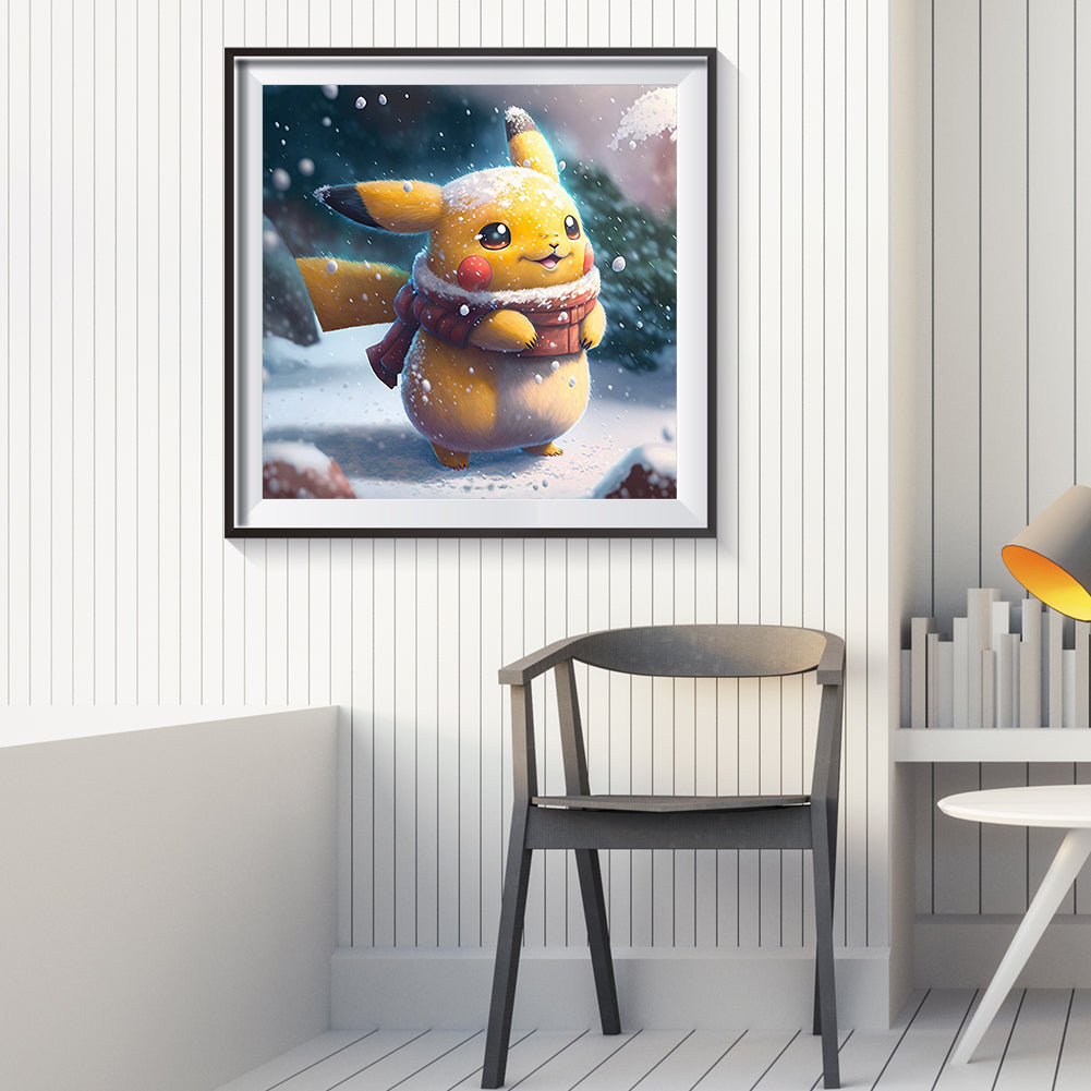 Pikachu - Full Round Drill Diamond Painting 30*30CM