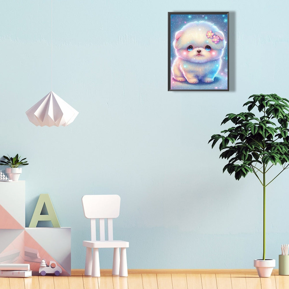 Fantasy Cartoon Puppy - Full Round Drill Diamond Painting 30*40CM