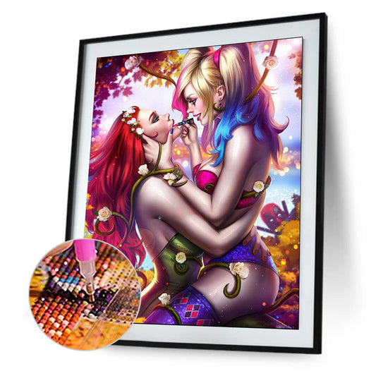 Poison Ivy - Full Round Drill Diamond Painting 30*40CM