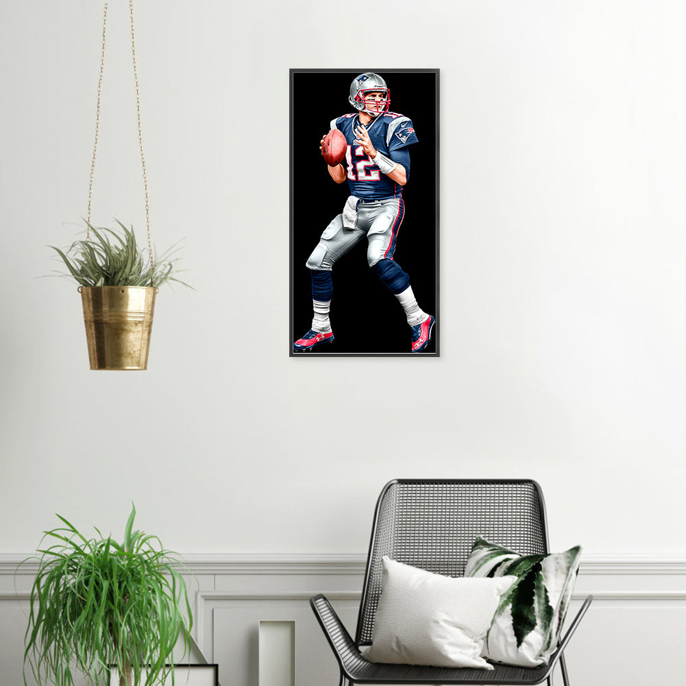 Football Area - Full Round Drill Diamond Painting 30*50CM