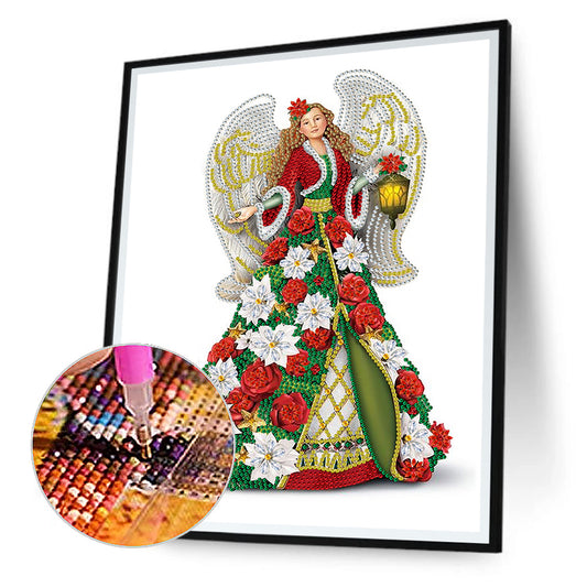 Elegant Lady - Special Shaped Drill Diamond Painting 30*40CM